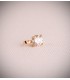 Ciondolo Diamante Nordlys 0.500 ct Or 18 carati, collana per donna con diamanti