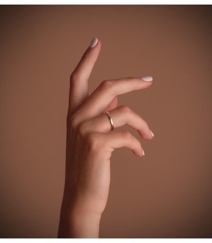 Alliance Classic 2 mm Or 18K - bagues de mariage en or 750