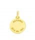 Signe du zodiaque Verseau sculpté, médaille 13mm