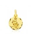 Ciondolo segno zodiacale Acquario Oro 375 13mm