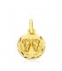 Pendentif Zodiaque Bélier sculpté Or 375 13mm