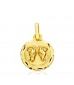 Pendentif Zodiaque Bélier sculpté Or 375 13mm
