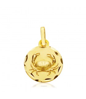 Ciondolo segno zodiacale Cancro Oro 375 13mm