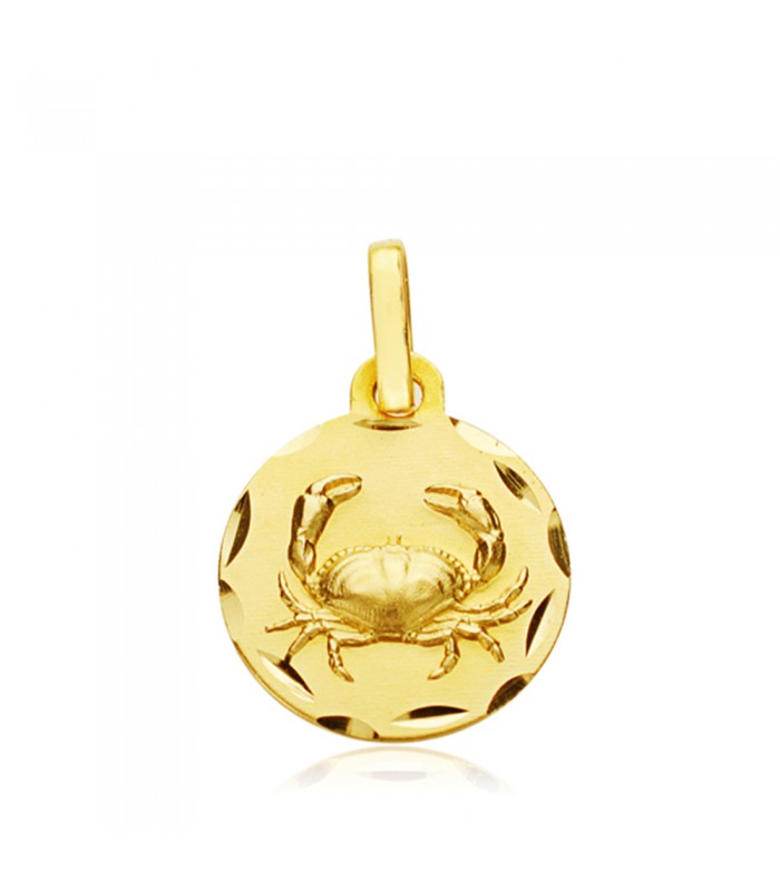 Ciondolo segno zodiacale Cancro Oro 375 13mm
