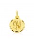 Colgante Horóscopo Capricornio tallado Oro 9K 13mm