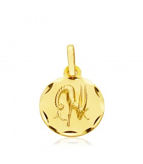 Ciondolo segno zodiacale Capricorno Oro 375 13mm