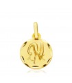 Pendentif Zodiaque Capricorne sculpté Or 375 13mm