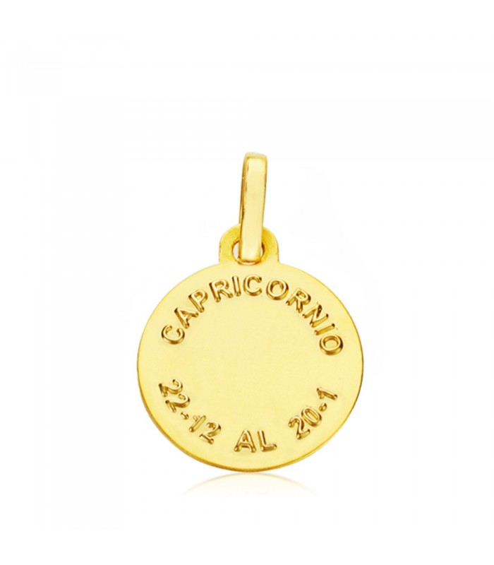 Colgante Capricornio 9 kilates 13 mm horóscopos y constelaciones