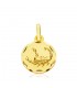 Pendentif Zodiaque Scorpion sculpté Or 375 13mm