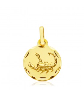Ciondolo segno zodiacale Scorpione Oro 375 13mm