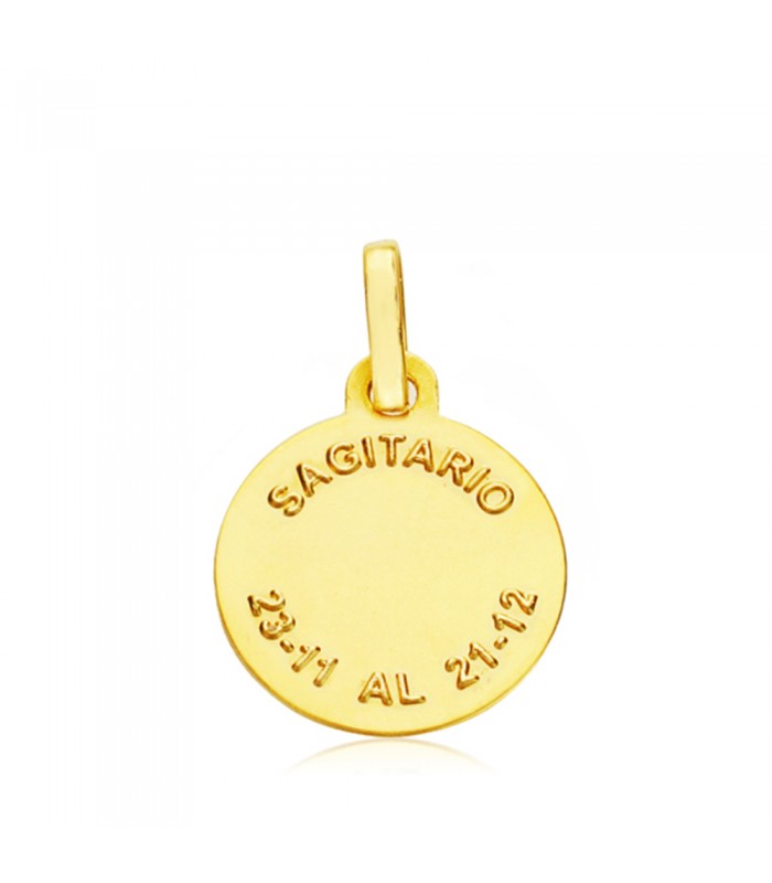 Colgante 9 kilates 13 mm Signo del zodiaco y constelaciones