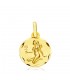 Pendentif Zodiaque Vierge sculpté Or 375 13mm