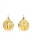 Medaglia di San Benedetto oro 375 16mm