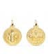 Médaille Scapulaire Saint Benoit Or 375 18mm | Médaille religieuse chrétienne