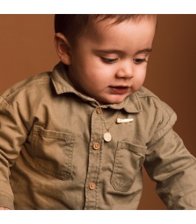 Medalla para bebé Paloma Espíritu Santo - Oro 9 kilates