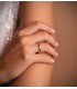 Anillo San Gimignano para boda. Alianza matrimonio oro amarillo 18K 3.5 mm.