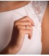 Anillo San Gimignano para boda. Alianza matrimonio oro amarillo 18K 3.5 mm.