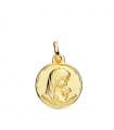 Médaille Vierge Douce Mère Or 9K 15mm