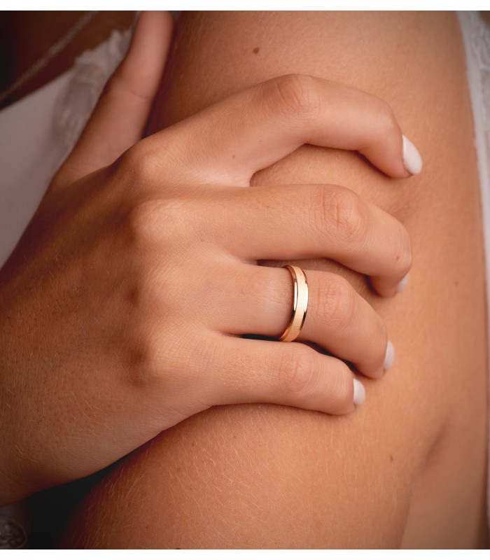 Alliances pour femmes mariage. Alliance or 18 carats. Bijouterie en ligne.