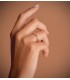 Anillo boda mujer oro amarillo. Alianza matrimonio con grabado incluido.