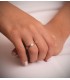 ALIANZA DIAMANTADA 3mm 18 kts. anillo de boda joyeria online grabado.
