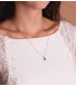 Pendentif Jasmin 0.14 Ct. 18 K Saphir 0.62 Ct. Pendentif pour femme avec saphir et diamants.