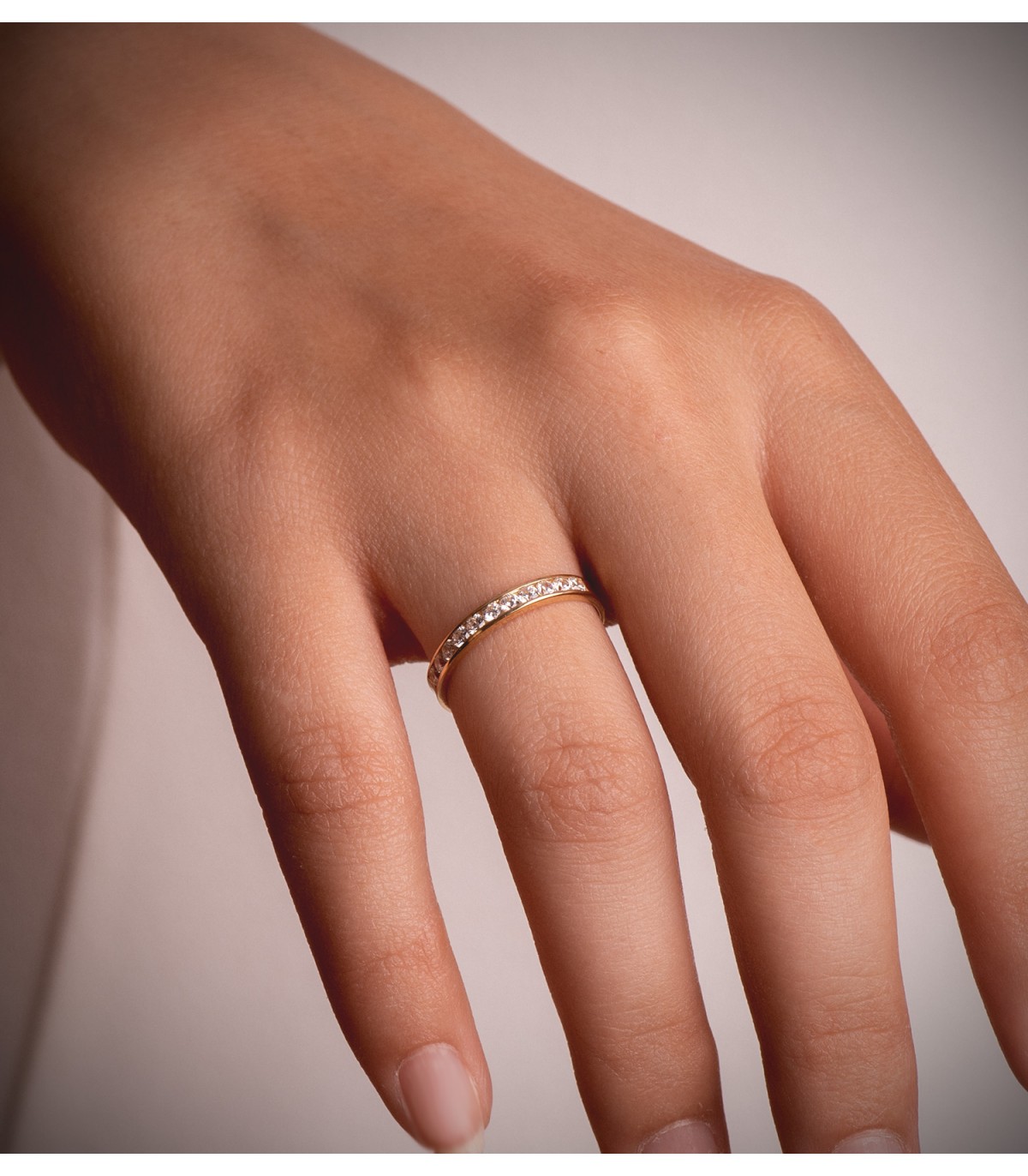 Alianza mujer matrimonio. Alianza oro amarillo 18 kilates. Compra online.
