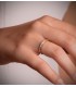 Alianza de boda 3.5 mm en oro 18 ktes. 750/1000. Alda Joyeros.