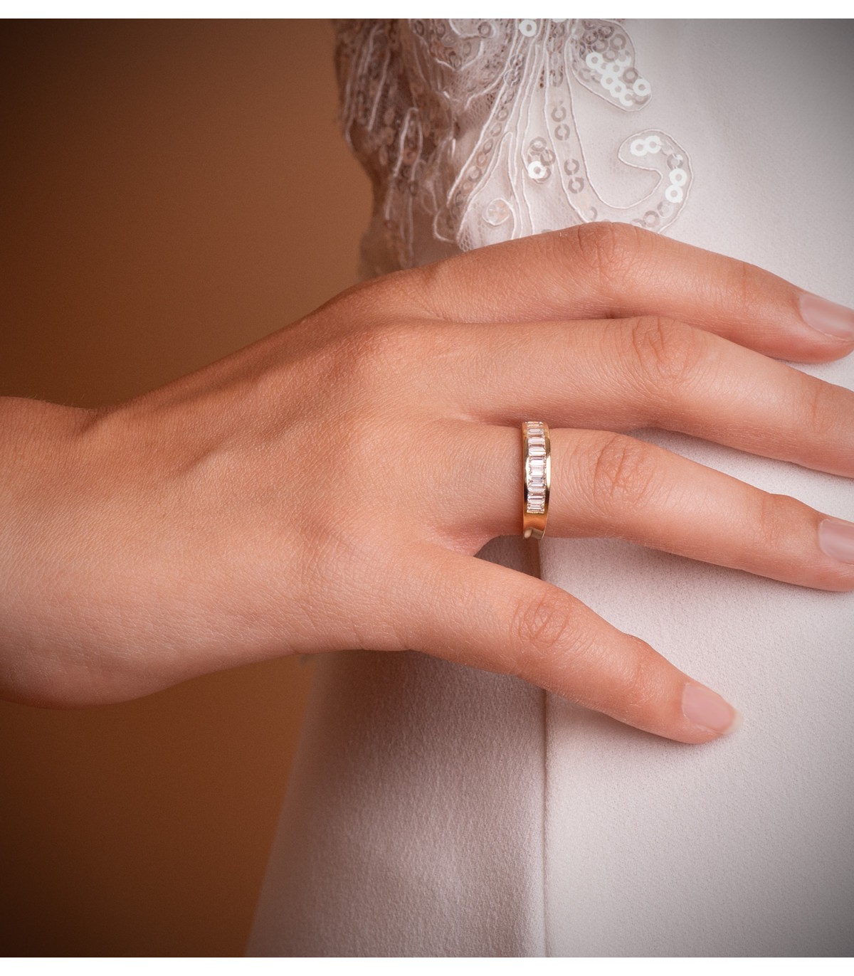 Alliance pour mariage Mare Or 18 carats. Bijouterie en ligne, 750/1000.