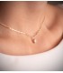 Pendentif Diamant Skína 0.356 carats Or 18 K, collier femme avec diamants