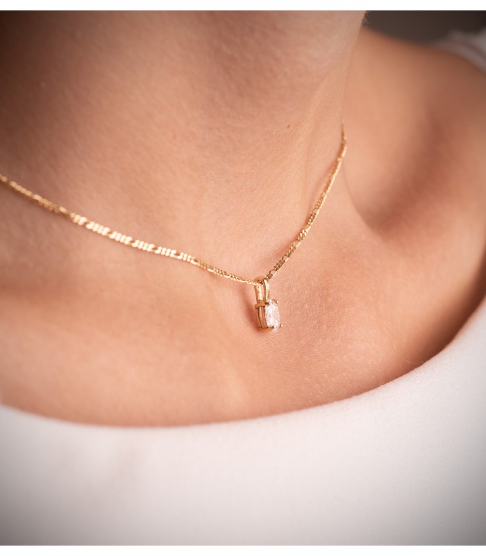 Pendentif Diamant Skína 0.356 carats Or 18 K, collier femme avec diamants