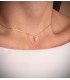 Colgante Diamante Skína 0.356 quilates Oro 18 K, Collares diamantes mujer.