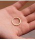 Alianza Aida Oro 18K Diamantes 0.240 Qts. Anillos de compromiso para mujer.