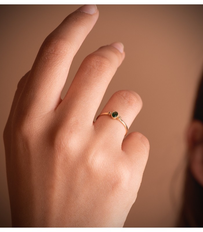 Bague Green Or Jaune 18k Always