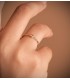 Anillo de mujer con diamantes. Sortija oro amarillo 18 kilates. Comprar anillos online.