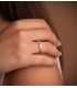Anello di matrimonio Bellagio or bianco 18 carats. Alda Joyeros, gioielleria online.