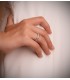 Anillos de boda en oro blanco. Alianzas de compromiso. Joyería online, Alda Joyeros.