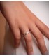 Anillos de boda en oro 18 kilates. Anillos para novia con diamantes. Joyería online.