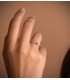 Anillo Garbo Oro Blanco 18K Amatista y Diamantes | Anillos con piedras preciosas | Joyería online