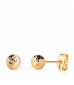 Orecchini sfere Annunziata oro giallo 18kt 5mm