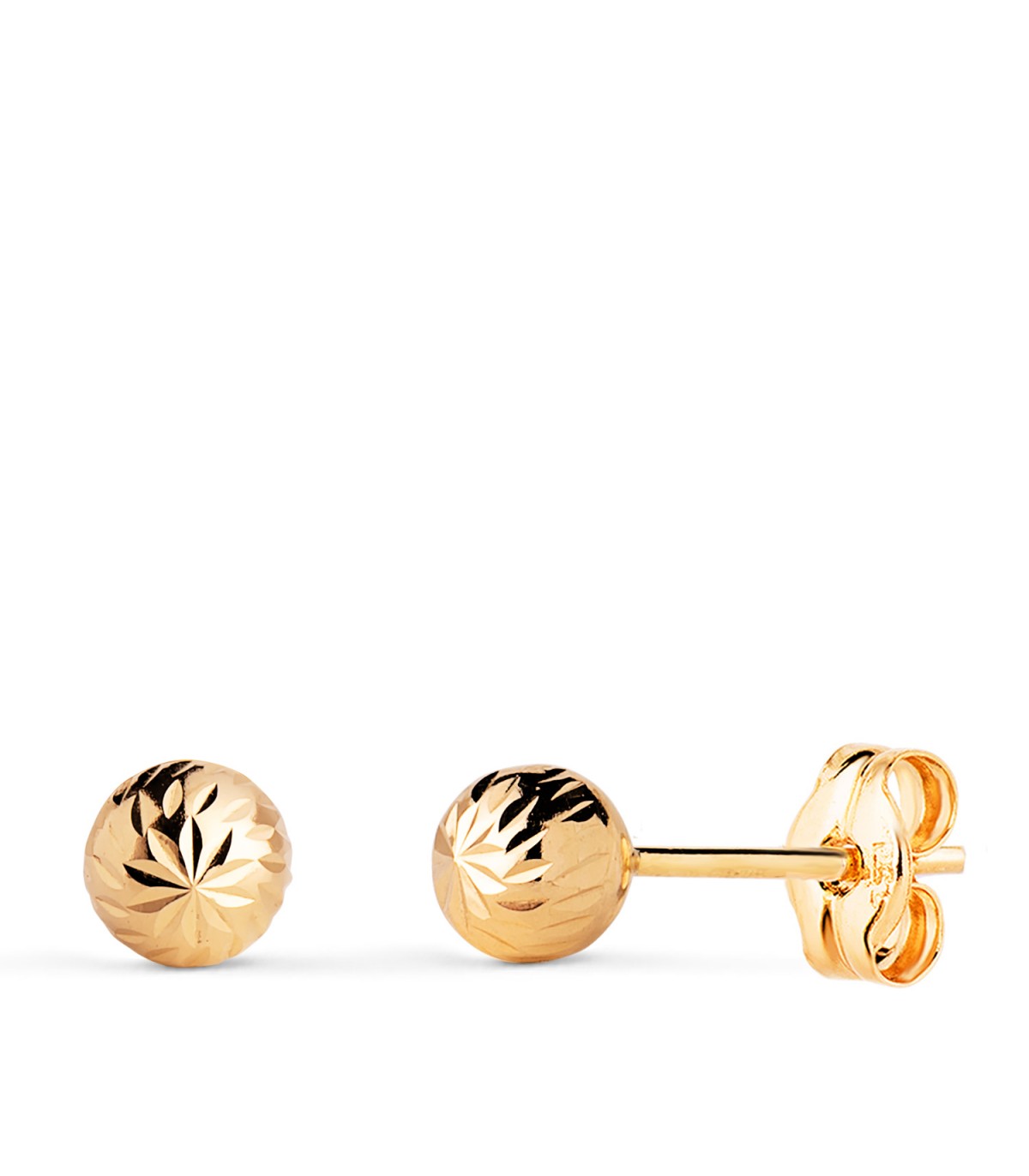 Orecchini sfere Annunziata oro giallo 18kt 5mm
