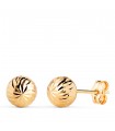 Pendientes bola Annunziata oro amarillo 18K 7mm