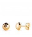 Pendientes Aitana bola 6mm oro 18k