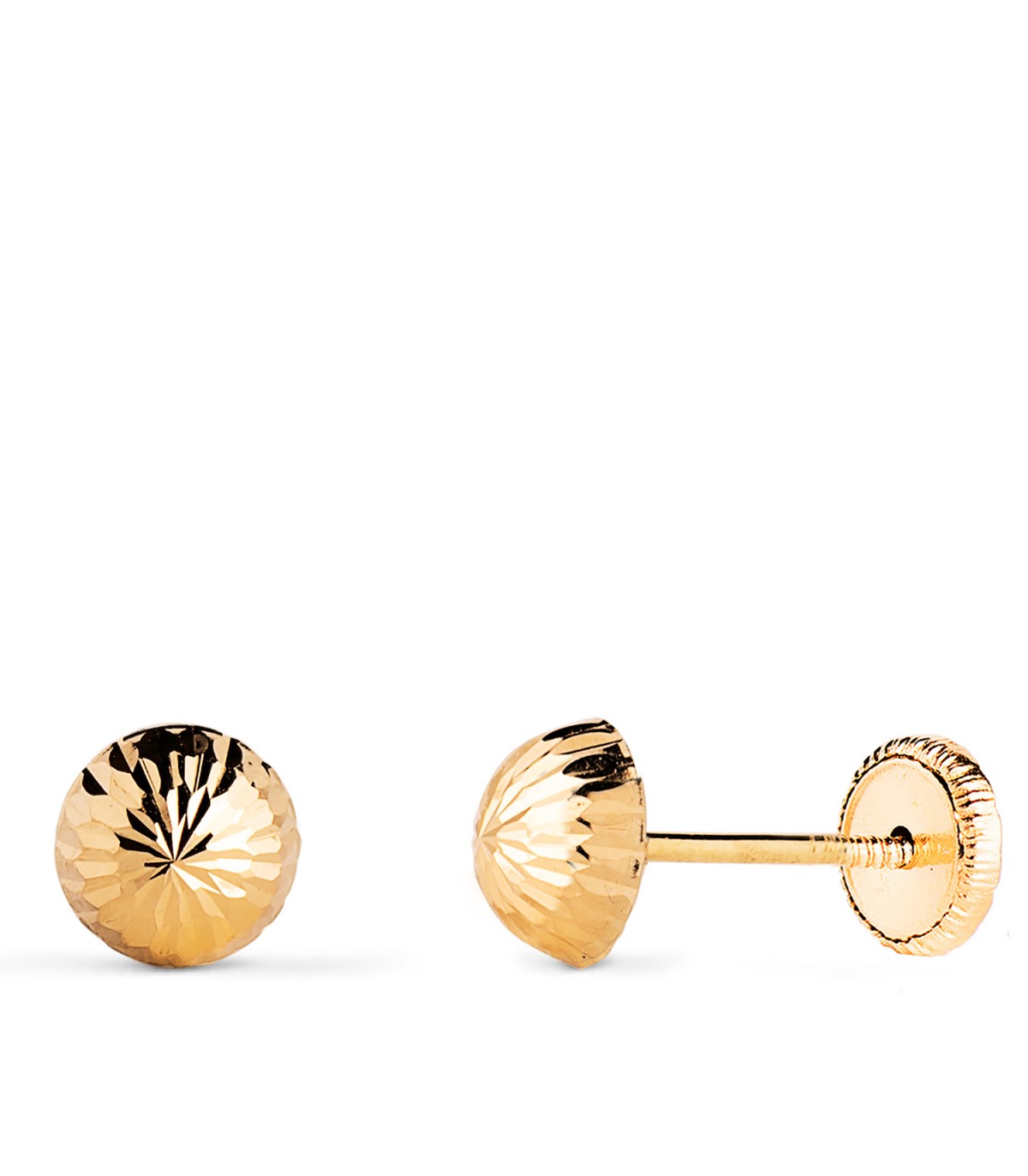 Pendientes oro amarillo Aitana 6 mm 18 K