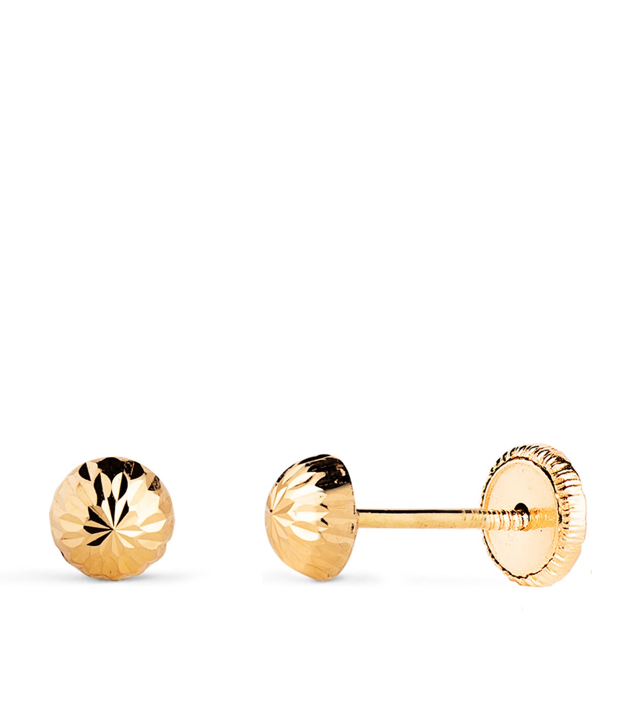 Pendientes oro amarillo Aitana 5 mm 18 K