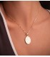 Médaille Vierge Miraculeuse or 18K 18 mm