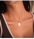 Medaglia Madonna Miracolosa oro giallo 18kt 20mm - Ciondoli e gioielli religiosi per donna