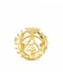 Distintivo Architettura oro 18 carati, regalo laurea per architetto. Pin, badge, Spilla da bavero.