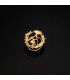 Insignia profesional Ingeniería Arquitectura - Pin profesiones y carreras universitarias. Emblema, escudo de oro arquitecto