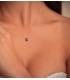 Collier pour femme Nora Or Jaune 18K Saphir Oval